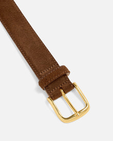No. 4 Belt | Chocolate/Gold
