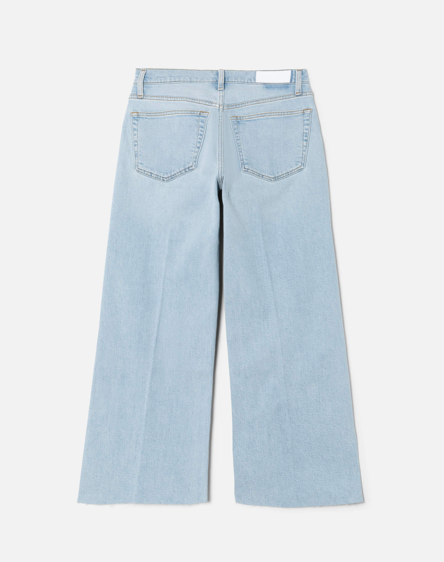 Womens | Comfort Stretch Mid Rise Wide Leg Crop | Ola Indigo