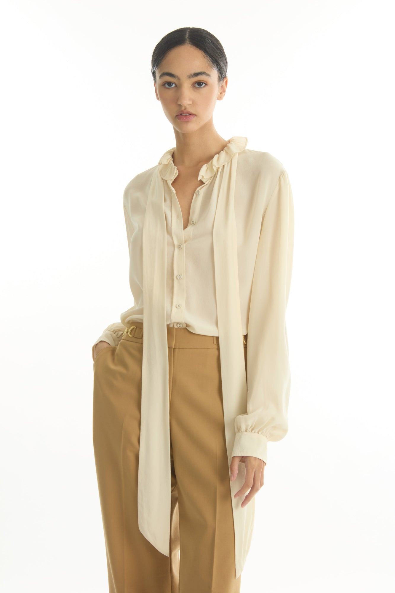Maribelle Blouse | Vintage Creme