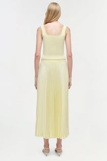 Womens | Melanie Pleated Midi Skirt | Sunglow