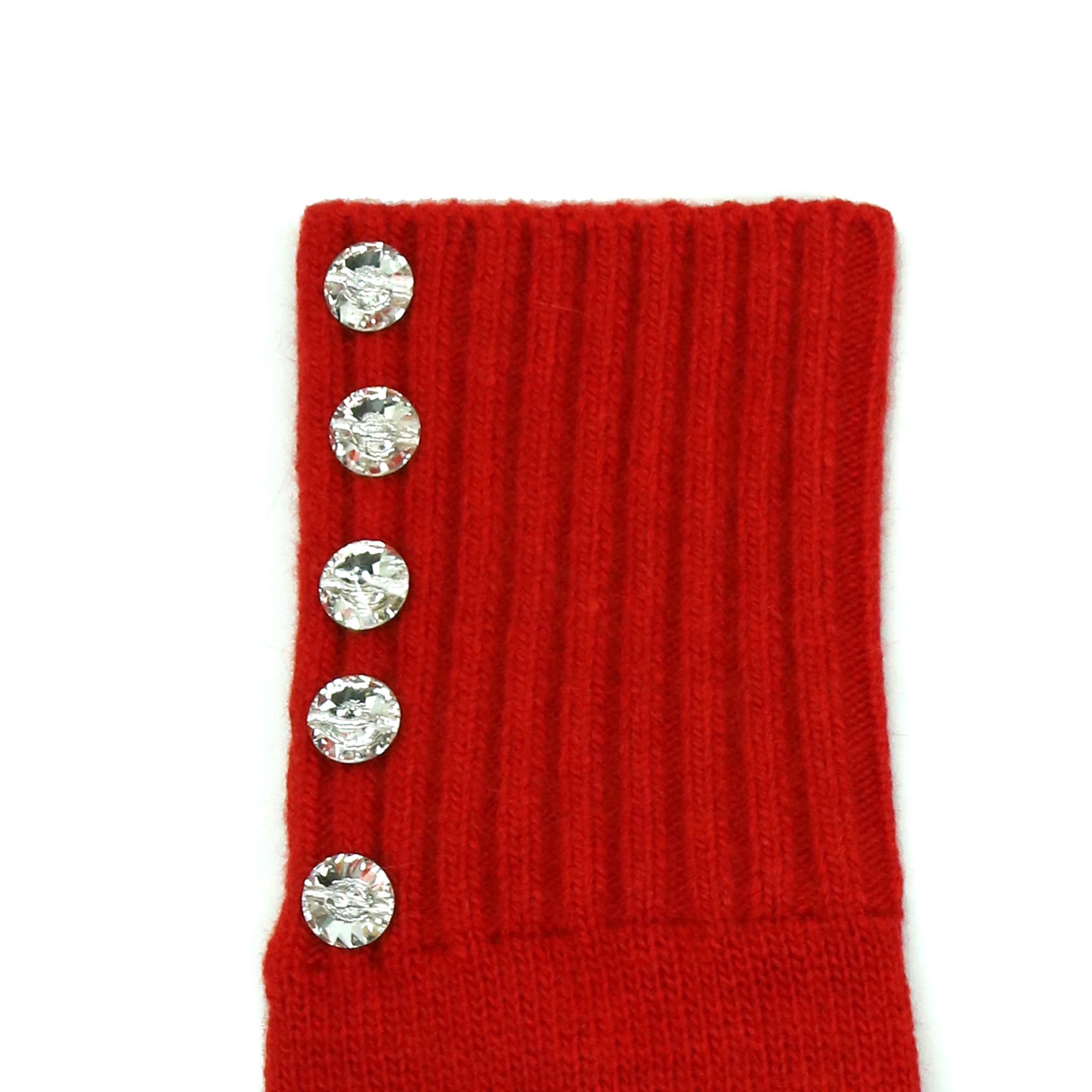 Womens | Gloves with Crystal Stones | Papavero
