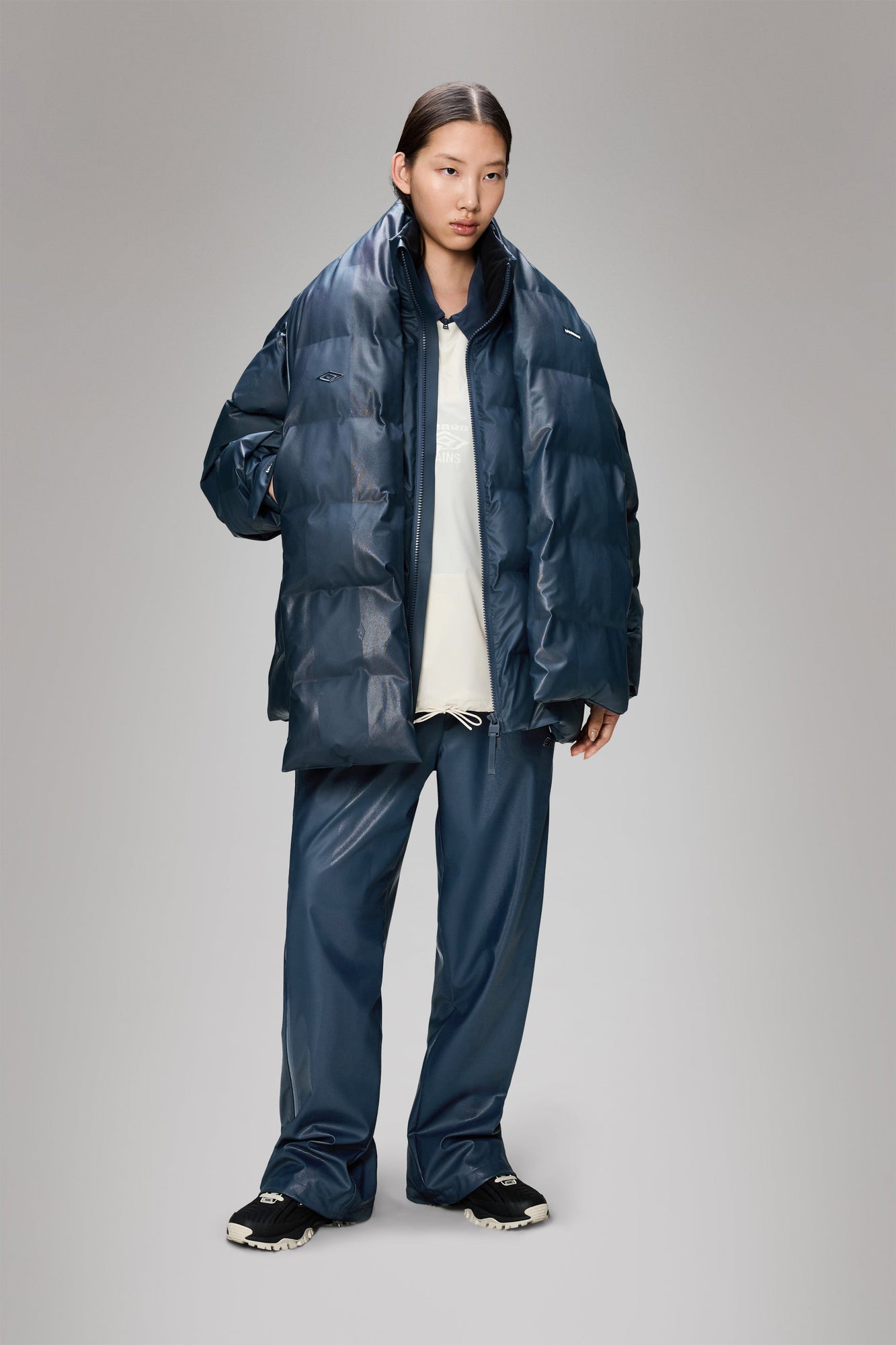 Rains Rains x Umbro Puffer Fan Jacket Major Blue Jacket