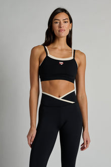 Strut This | The Rhodes Bra | Black/Cream