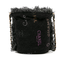 Chanel | Pre-Owned Mini Denim Mood Bucket with Chain - II | Gray/Charcoal