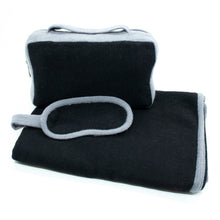 Womens | Travel Set Color Block | Black/Malibu Blue