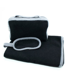 Womens | Travel Set Color Block | Black/Malibu Blue