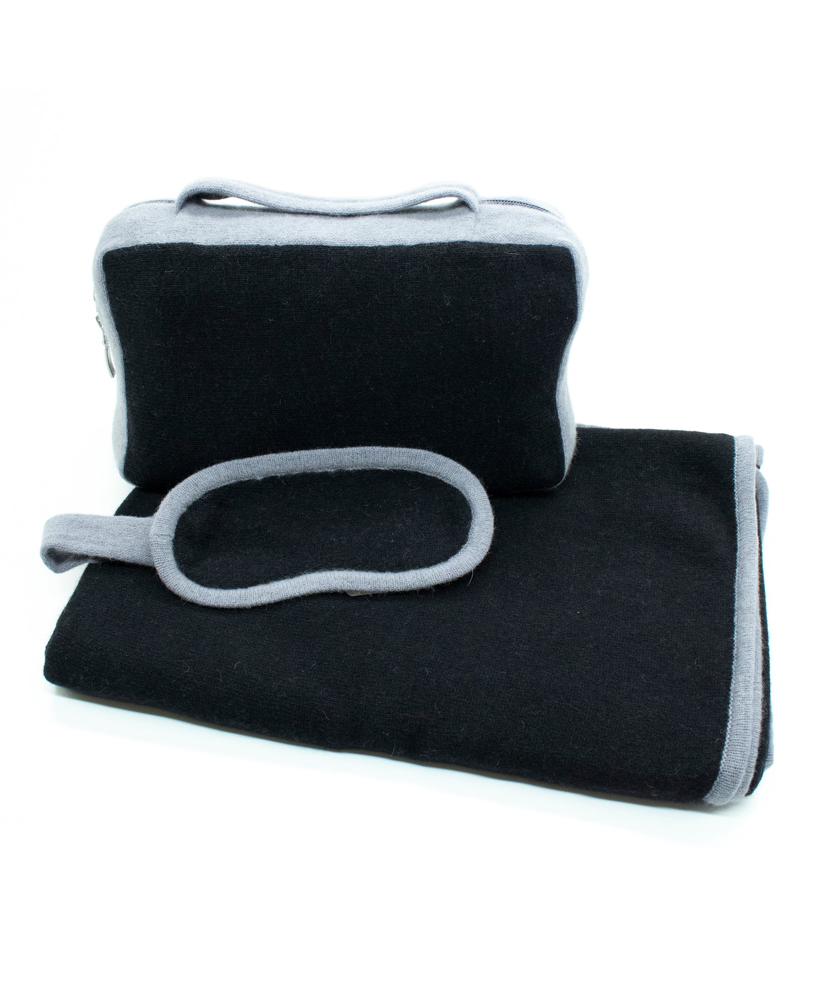 Womens | Travel Set Color Block | Black/Malibu Blue