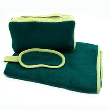 Womens | Travel Set Color Block | Evergeen/Chartrouse