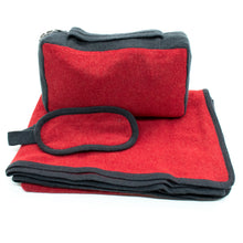 Womens | Travel Set Color Block | Strawberry/Dark Grey