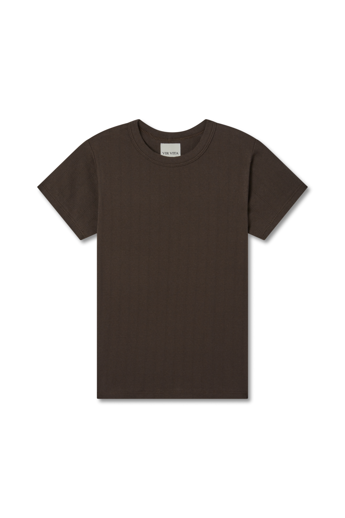 Pointelle Tee | Espresso