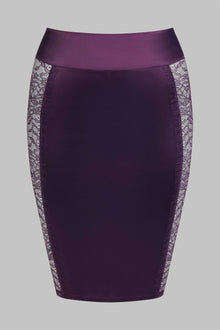 Pencil Skirt - Villa Satine | Purple