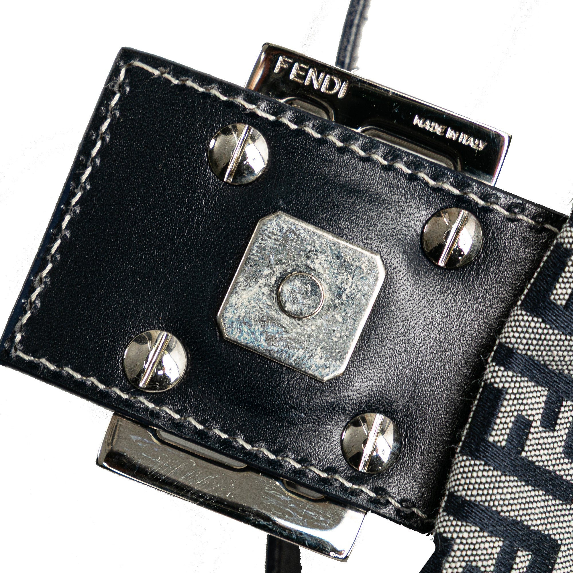 Fendi | Pre-Owned Zucchino Canvas Mamma Forever | Gray