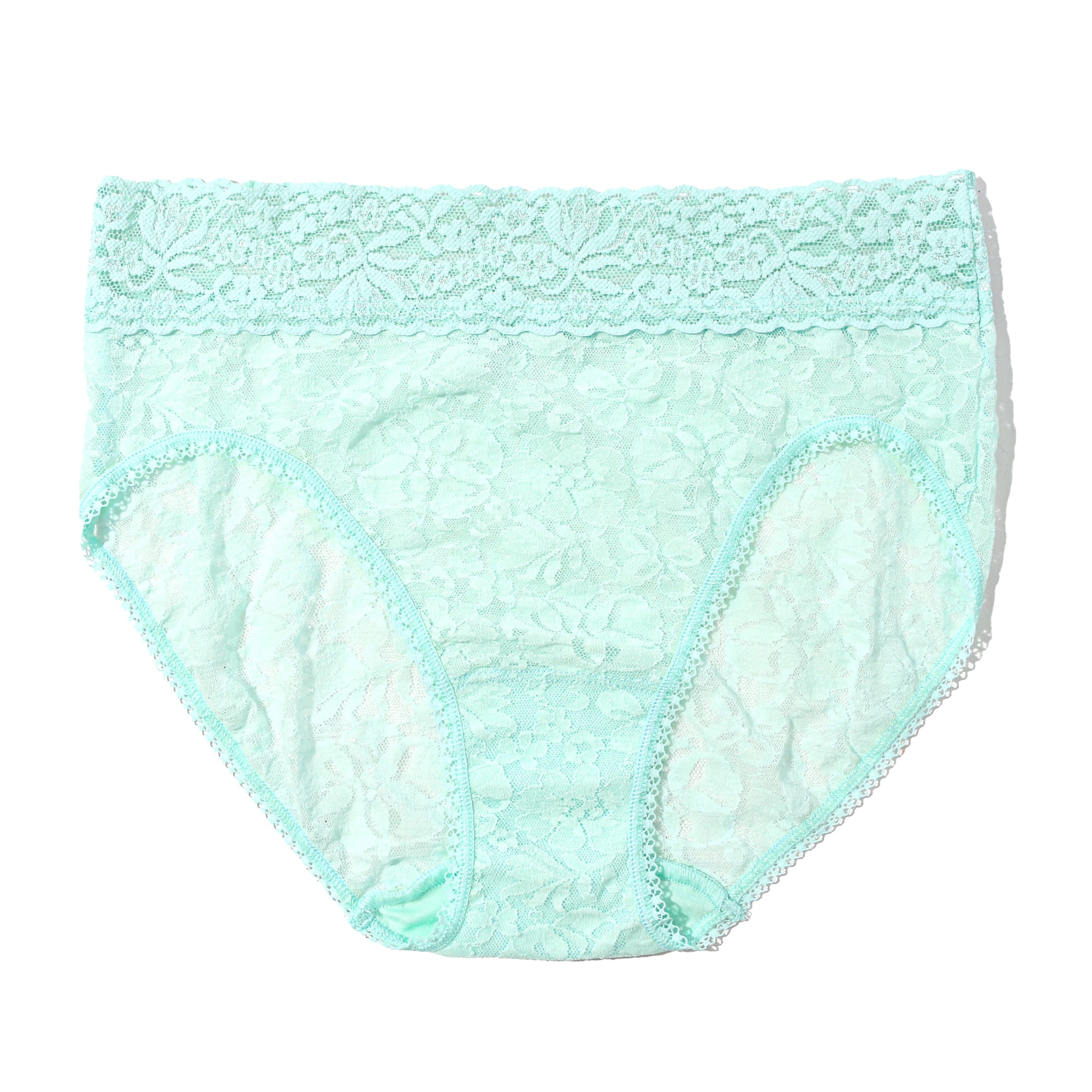 Flora Lace French Brief | Mint Tea (Green)