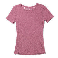 Flora Short Sleeve Top | Mauve Orchid (Pink)