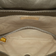 Chanel | Pre-Owned Mini Quilted Metallic Calfskin Lady Pearly Flap | Brown/Taupe