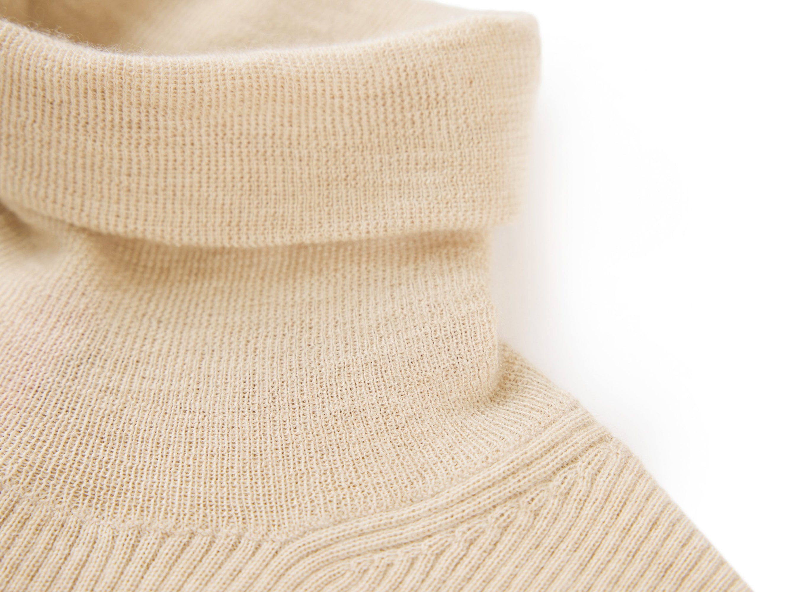 Cashmere Seamless Base Layer Top | Camel