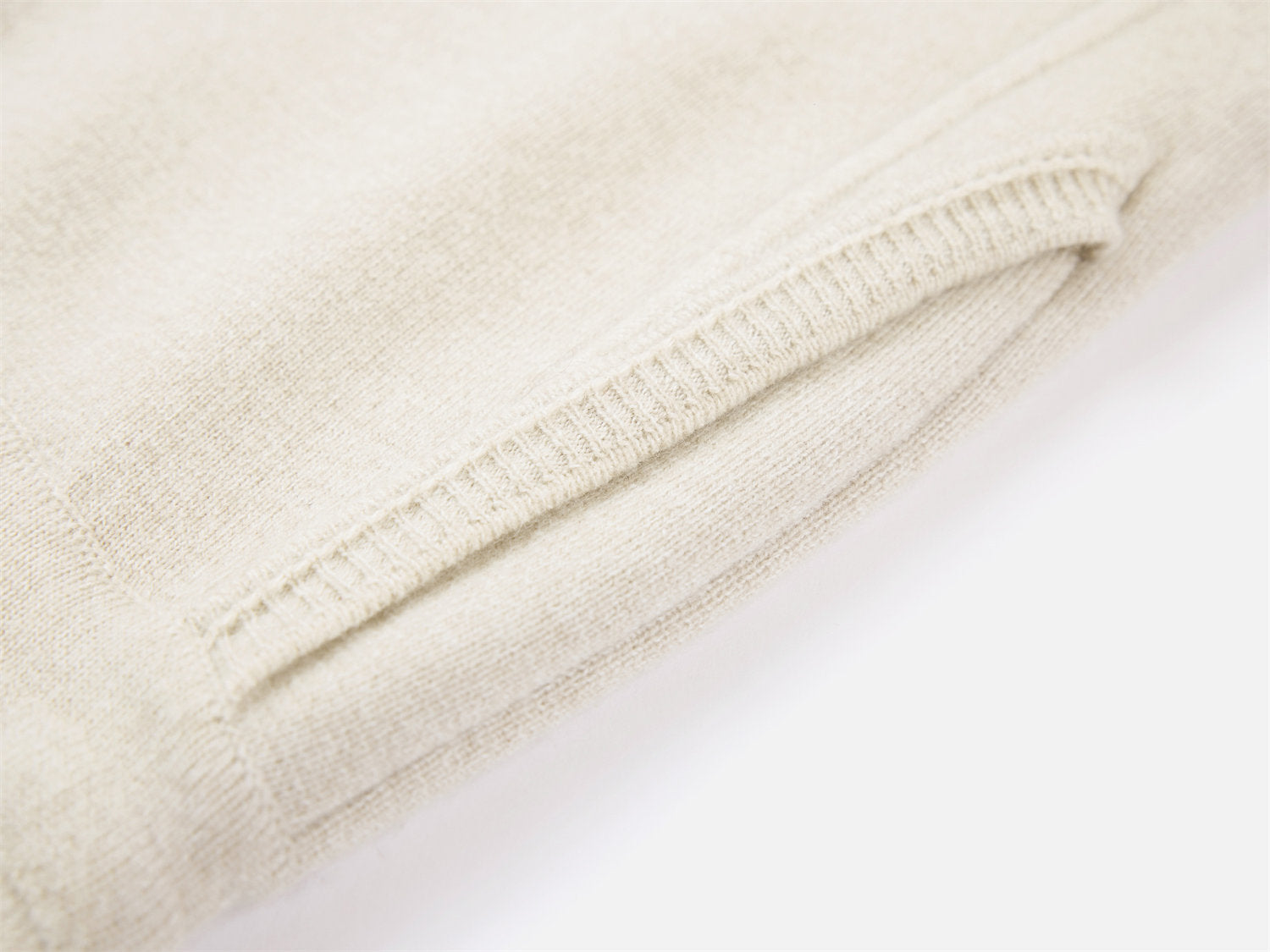 Cashmere Wide-Leg Pant | Beige
