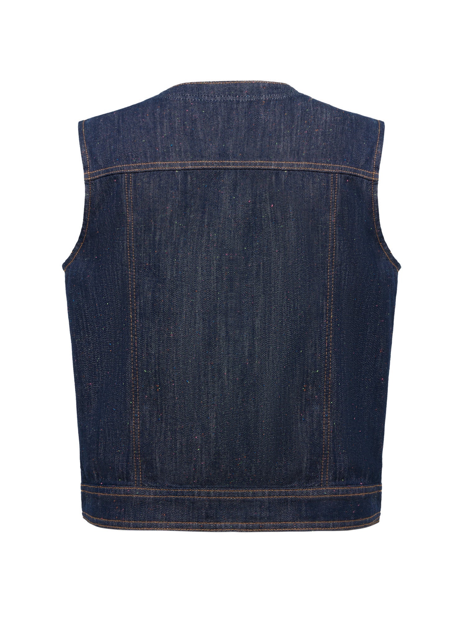 Designer Denim Vest | Navy