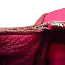 Hermes | Pre-Owned Clemence Lindy 34 | Red/Dark Red