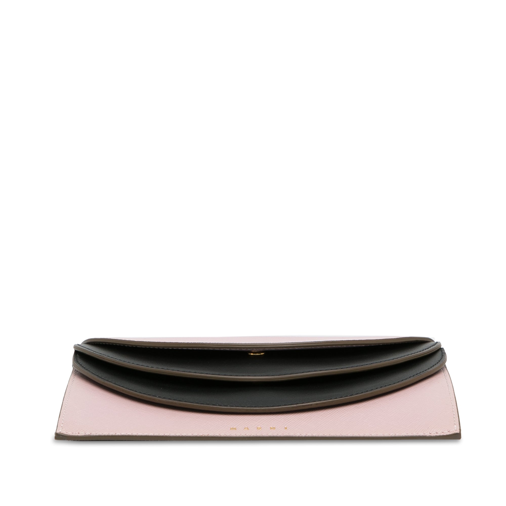 Marni | Pre-Owned Triple Flap Crossbody | Pink/Light Pink