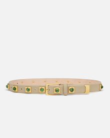 No. 2 Belt | Oat/Green