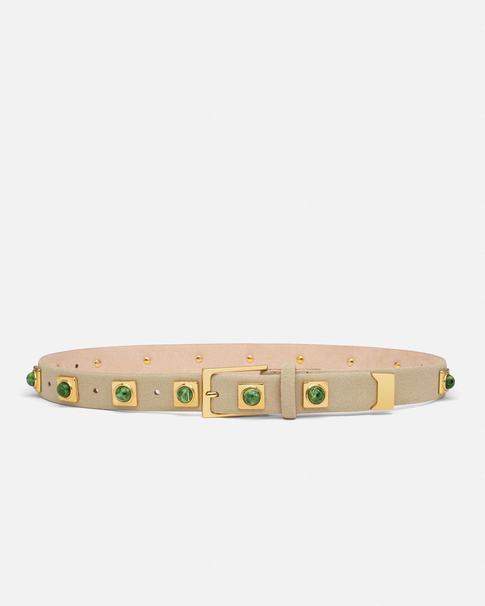 No. 2 Belt | Oat/Green