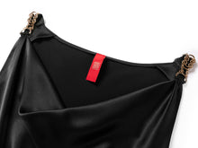 Acetate Sling Dress | Black