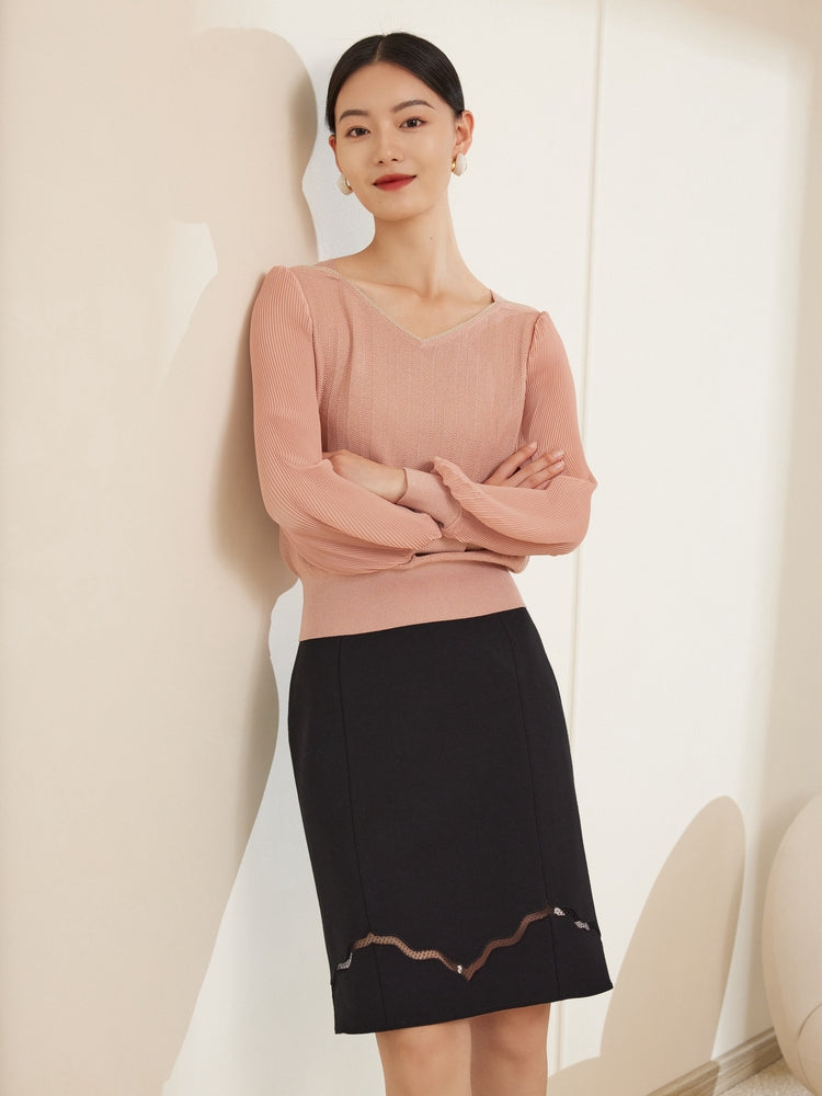 Wool Skirt | Black