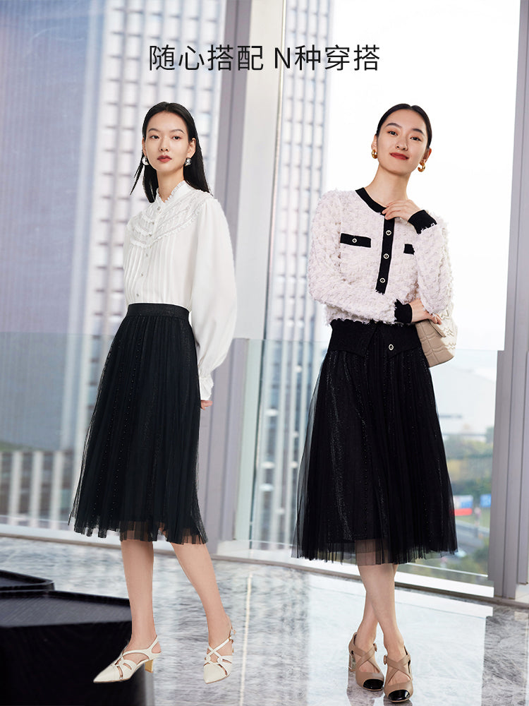 Mesh Skirt | Black