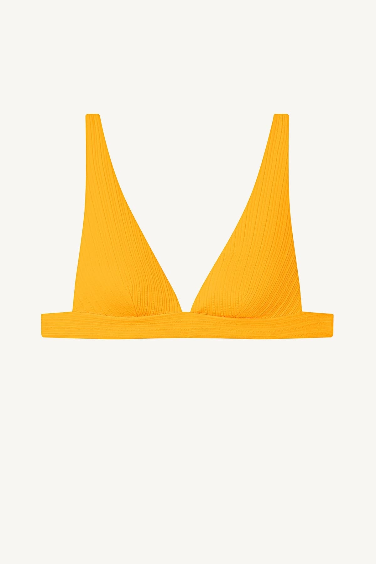 Lyra Bralette Top | Sunflower Pucker Rib