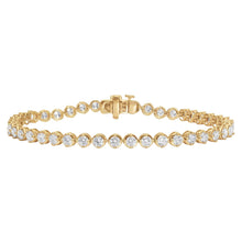 4.40 CT Round Lab-Grown Diamond | Tennis Bracelet | 14K Yellow Gold | G Color | VS Clarity