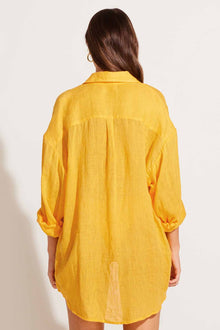 Playa Linen Boyfriend Shirt | Sunflower EcoLinen