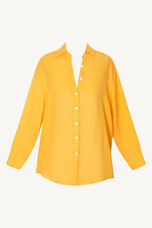 Playa Linen Boyfriend Shirt | Sunflower EcoLinen