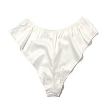 Satin Sleep Flutter Tanga | Light Ivory