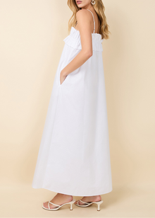 Womens | Sophie Dress Poplin | Optic White