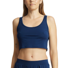 Unwind Modal Cropped Tank | Hummingbird Blue