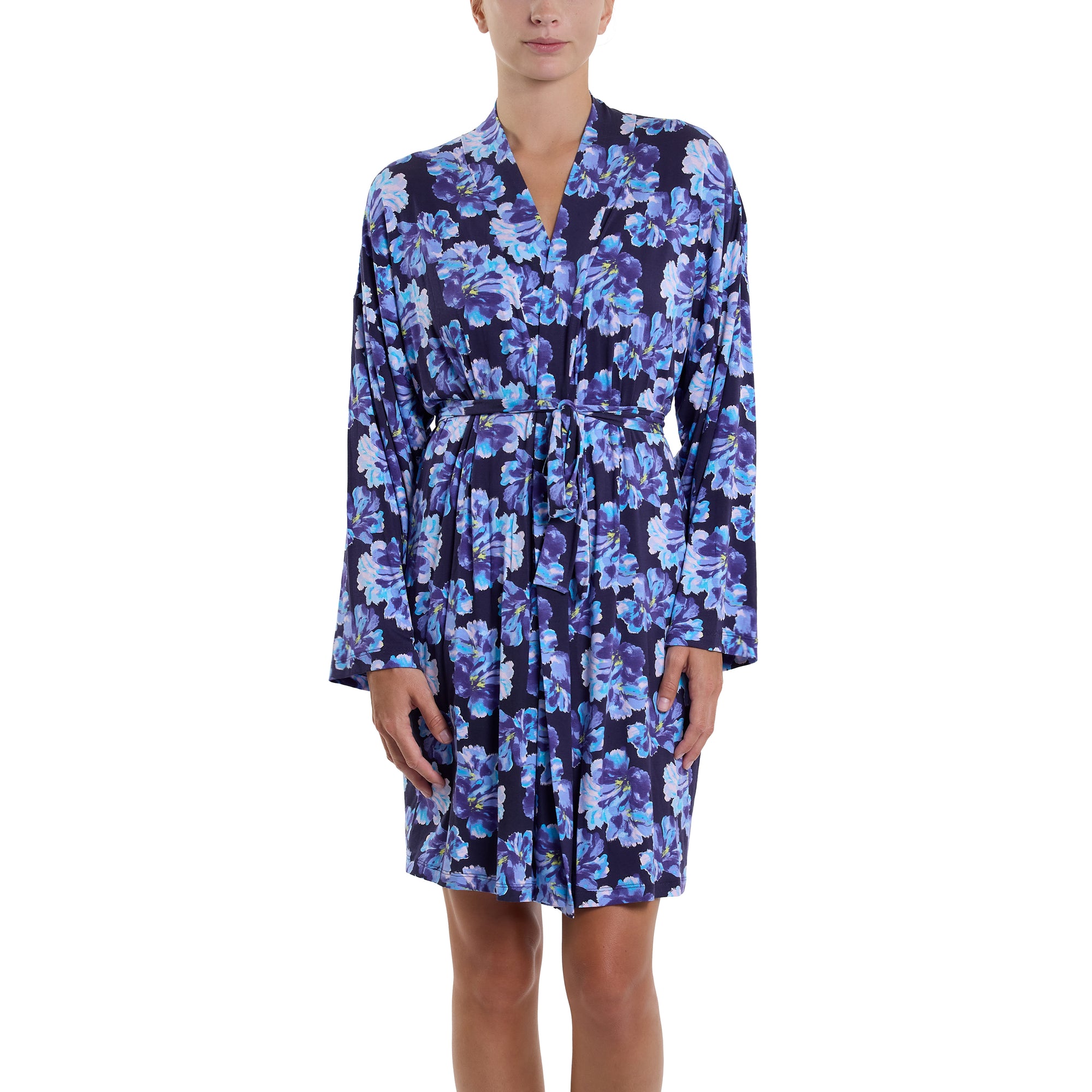 Unwind Knee Length Robe | Nightfall (Purple)