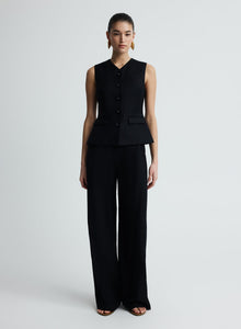 Kendall Top | Black Wool