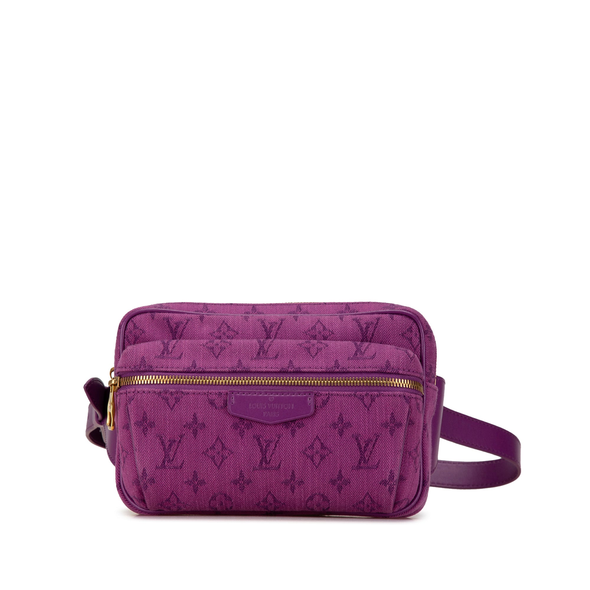 Louis Vuitton | Pre-Owned Monogram Denim Outdoor Bumbag | Purple