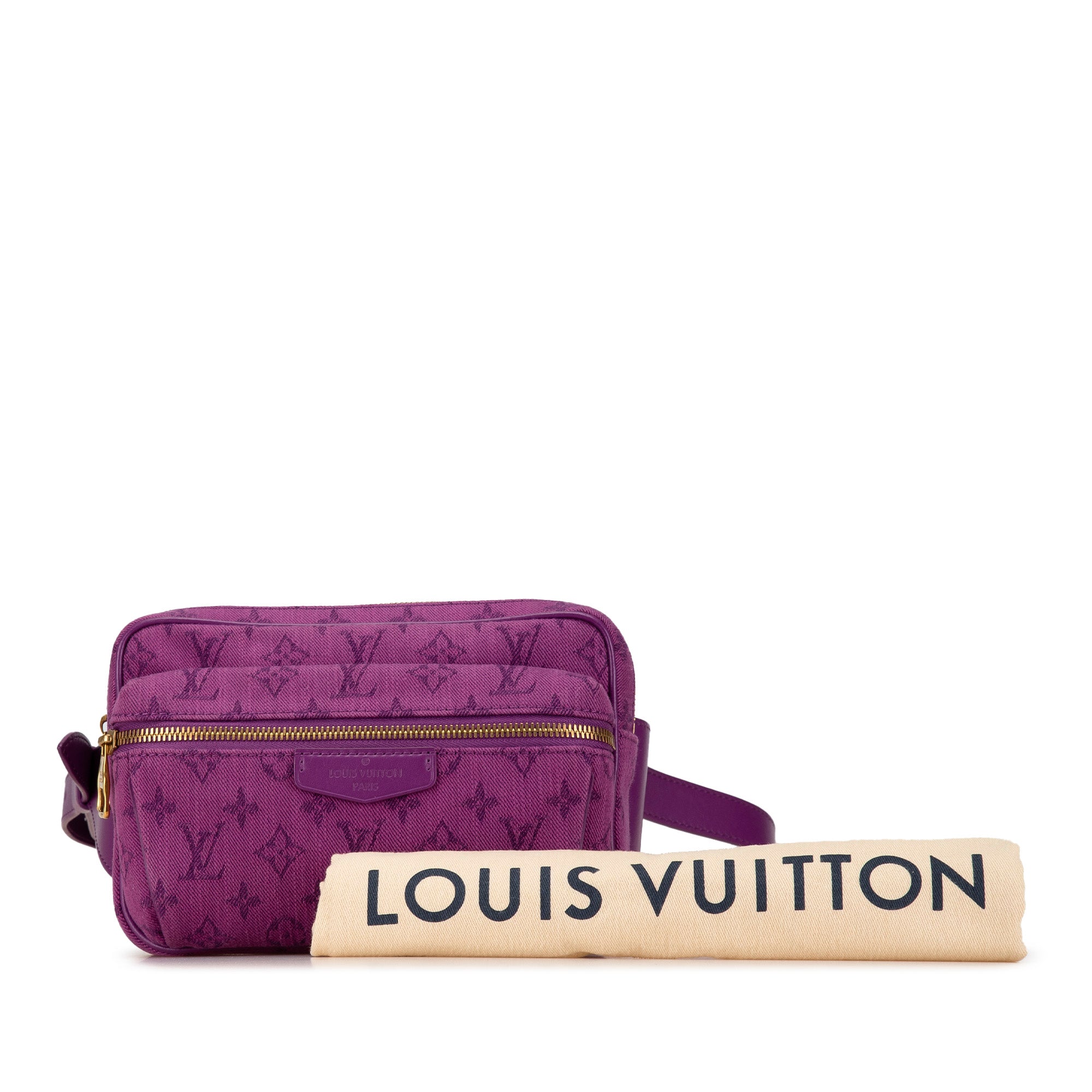 Louis Vuitton | Pre-Owned Monogram Denim Outdoor Bumbag | Purple