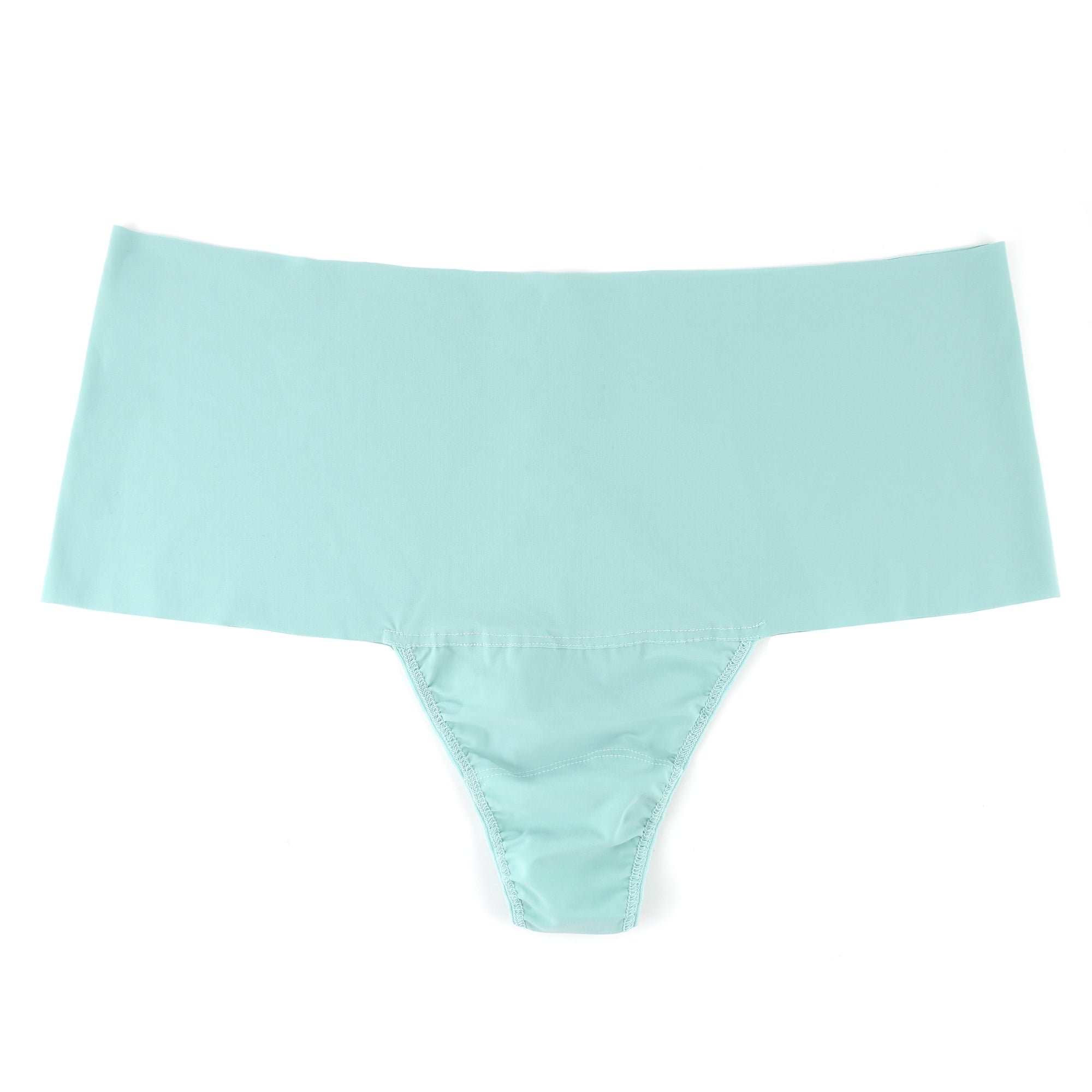 Plus Size Breathesft Hi-Rise Thong | Eucalyptus Green