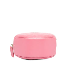 Chanel | Pre-Owned CC Quilted Lambskin Pearl Crush Round Clutch with Chain | Pink