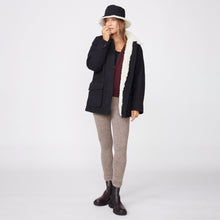 Sherpa Utility Jacket | Women | Faded Black