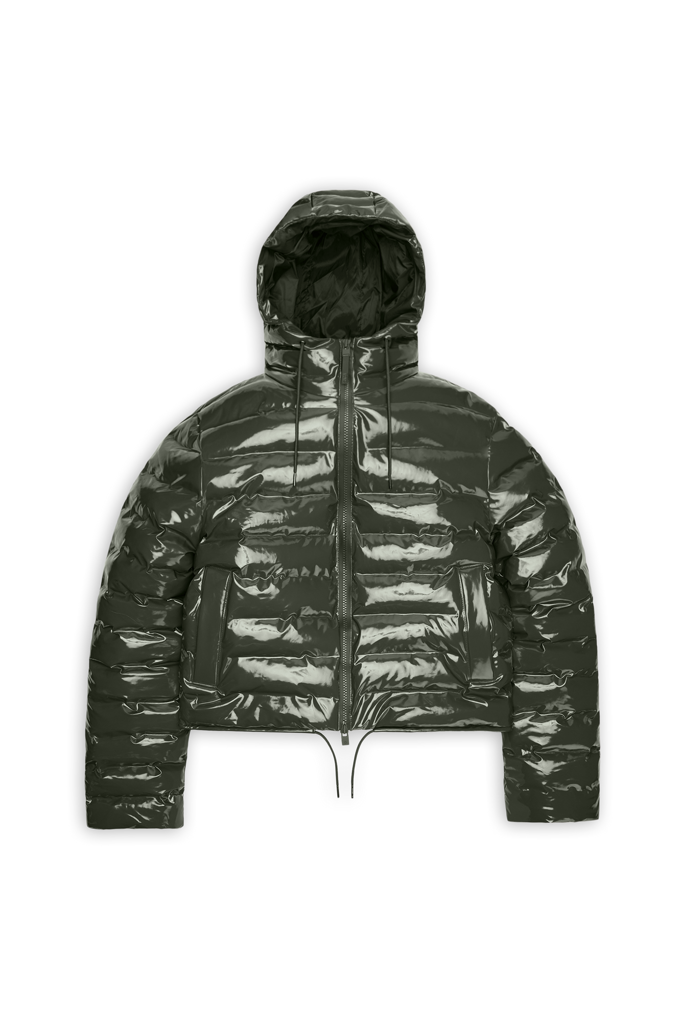 RAINS Lohja Short Puffer Jacket Swamp Jacket