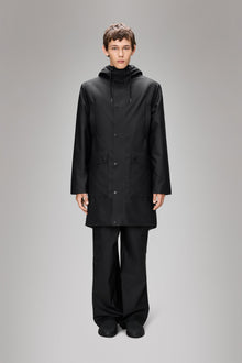 Rains Nome Long Parka Black Jacket