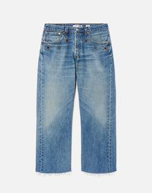 Womens | Upcycled Vintage | Levi's Studded Boyfriend Jean | One-of-a-kind | Indigo Bloom Stud