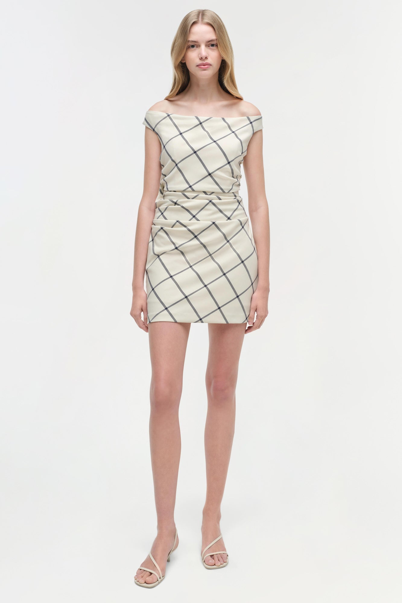 Womens | Wells Mini Dress | Eggshell Multi