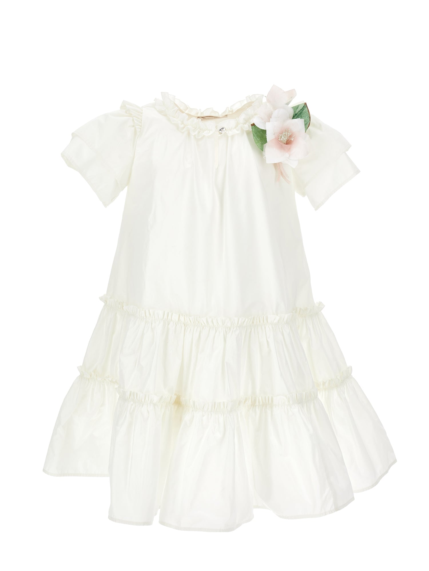 Girls | Lightweight Taffeta Dress | Cream