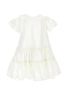 Girls | Lightweight Taffeta Dress | Cream