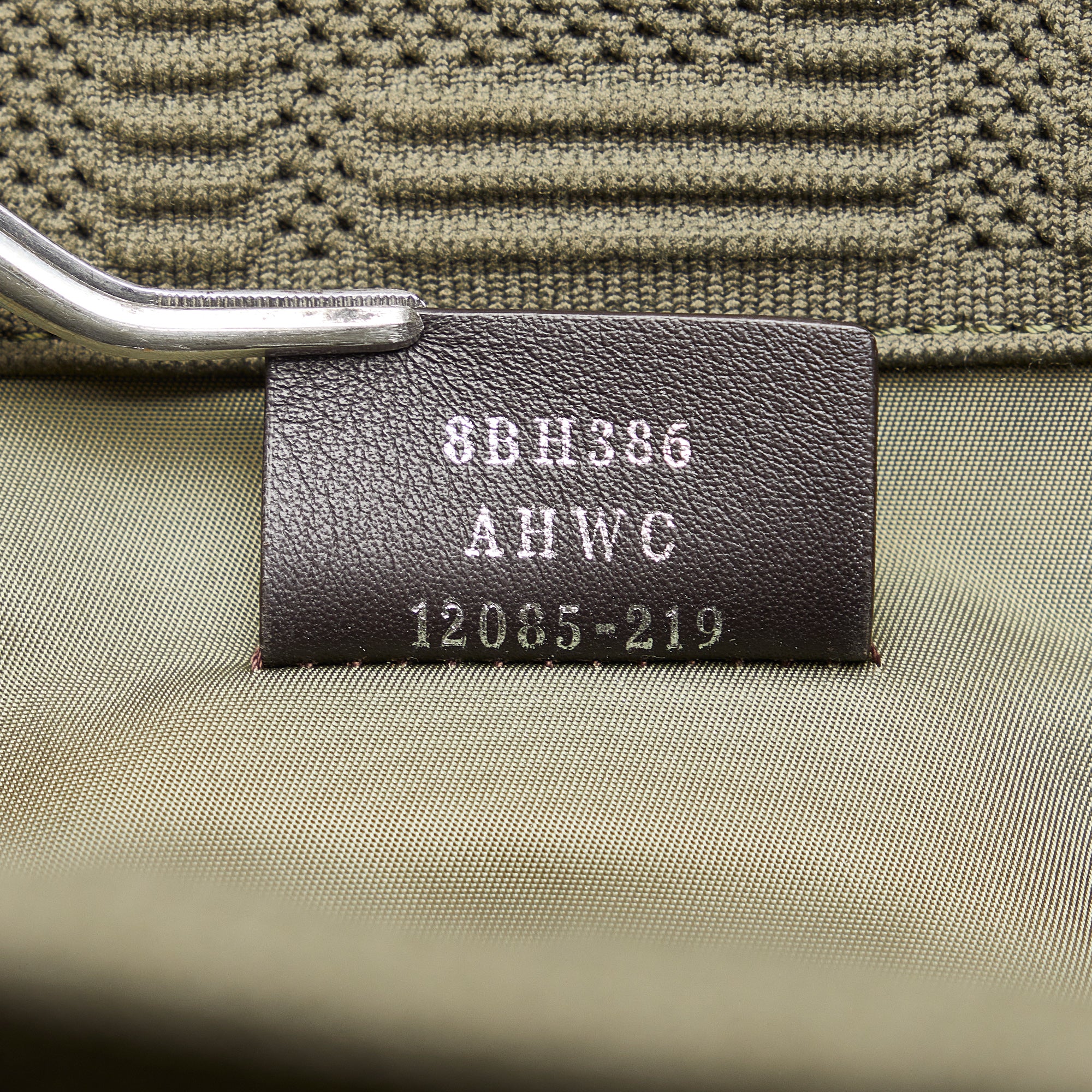 Fendi | Pre-Owned Medium Zucca Sunshine Shopper Canvas Tote | Green/Dark Green